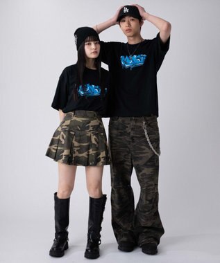 WEGO 【ユニセックス着用ITEM/XSSMLXLサイズ展開】アソートグラフィックBIG　T（SS） 柄12