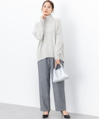 組曲 L 【加藤ローサさん着用】ツイル起毛ストレート パンツ モノトーン系7