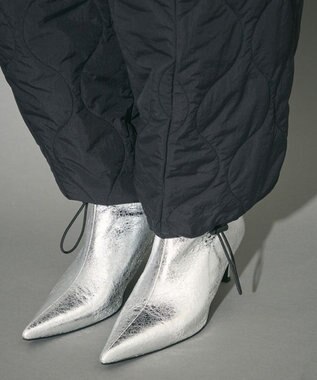 Green Parks キルティングカーブパンツ Black