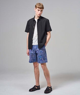 JOSEPH HOMME 【新素材】ドットエアーリバーシブル ドロスト付ショートパンツ / BERMUDA ライラック系5