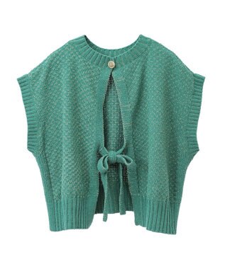 CRAFT STANDARD BOUTIQUE キナリノコラボ/洗える2wayモールニットベスト/24AW Green