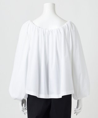 23区 【エステータ】THOMAS MASON ボリュームスリーブブラウス ホワイト系