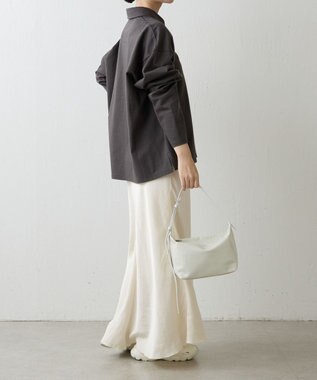 russet エナメルワンショルダーバッグ(CE-1635) OffWhite