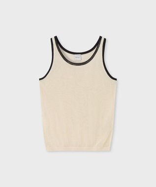 Paul Smith シアーレイヤード 半袖ニット ブラック