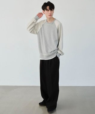 WEGO 【ユニセックス着用ITEM/SMLサイズ展開】バギースラックス ブラック