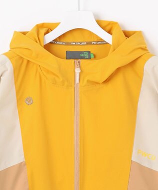PW CIRCULUS 【撥水加工/ストレッチ】【MEN】カラーブロッキング ブルゾン  ゴルフ イエロー系