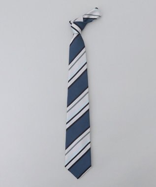 GOTAIRIKU GOTAIRIKU別注【日本製】シルク ネクタイ_レジメンタル サックスブルー系1