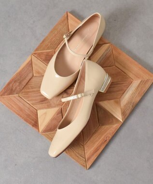 Bridget Birkin 【PARADIS COULEUR】スクエアトウビジューレーンパンプス