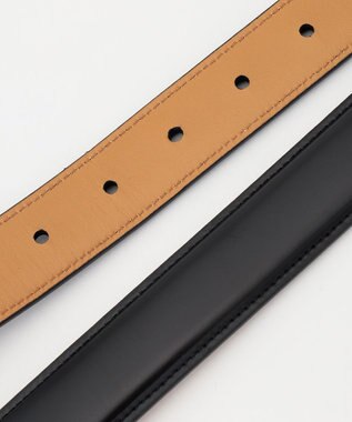 J.PRESS MEN 【J.PRESS BASIC】コードバン ドレスベルト ブラック系