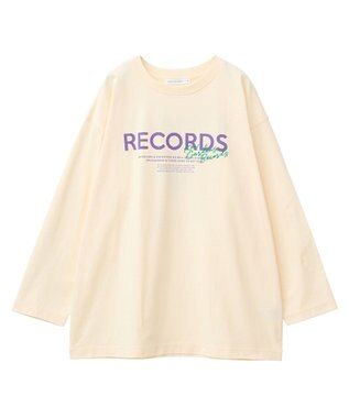 AMERICAN HOLIC ＲＥＣＯＲＤＳロングＴシャツ Light Yellow