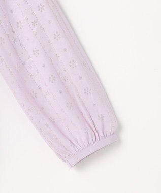 組曲 KIDS 【110-140㎝】 オパールレーシーパーカー ラベンダー