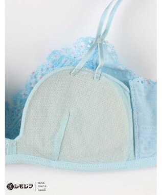 une nana cool MADE WITH シモジマ 特別な日以外の364日つけたくなるブラ 364ブラ レース サックスブルー