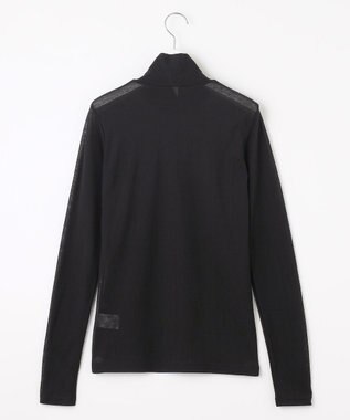 23区GOLF 【WOMEN】肌に優しいコットン100% 大人気の天然素材はお早めに マイルドドライハイネック インナー 春先からの紫外線対策が大切 ブラック系