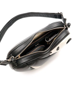 IBIZA アニマーダ　牛革　ショルダーバッグ（パンダ） 黒