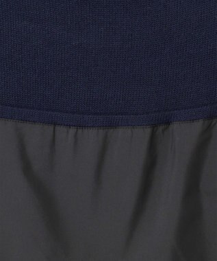 23区GOLF 【WOMEN】【ウォッシャブル】コットンブレンドサイドロゴベスト ネイビー系