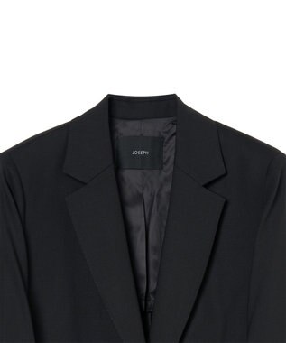 JOSEPH 【WEB＆OUTLET限定】テイラーウールブレンド　シングルブレストジャケット Black