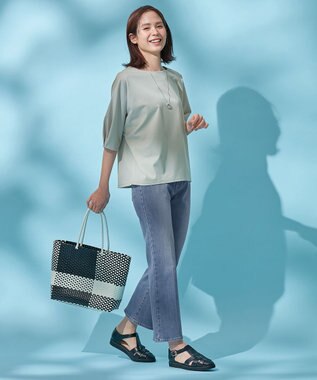 ANY ドルマンタックスリーブトップス ミント