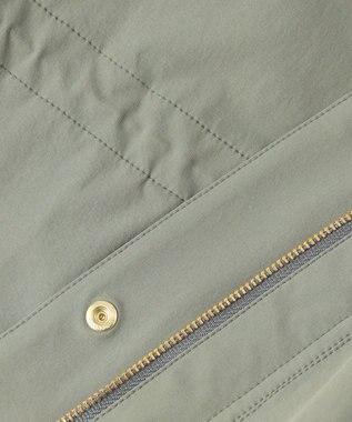 23区 【撥水加工】ナイロン2WAYストレッチ フーデットアウター カーキ系