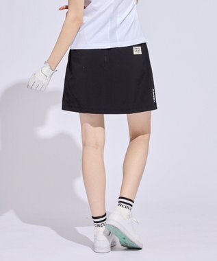 PW CIRCULUS 【WOMEN】ボックスプリーツスカート ゴルフウェア レディース ブラック系