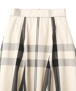 YECCA VECCA [撥水]メモリーフレアスカート Light Beige