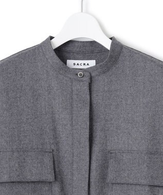 23区 【SACRA】ウィンシークロス ワンピース グレー系