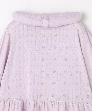 組曲 KIDS 【110-140㎝】 オパールレーシーパーカー ラベンダー