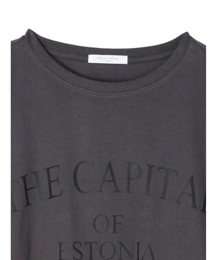 Green Parks インド綿 ＢＩＧサイズアーチロゴ半袖プルオーバー Gray