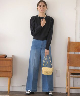 組曲 キルティングショルダーバッグ イエロー系