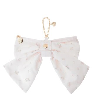 Maison de FLEUR ピンクマニアリボンポーチチャーム Pink