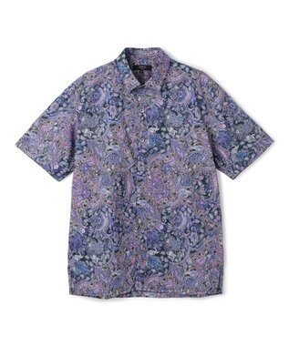JOSEPH HOMME 【新柄】エスニカルプリント　半袖レギュラーカラーシャツ ライラック系5
