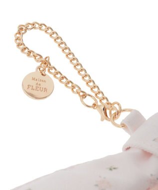 Maison de FLEUR ピンクマニアリボンポーチチャーム Pink