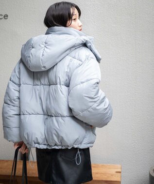 WEGO 【フード取り外し可能】2WAYパテッドジャケット グレー