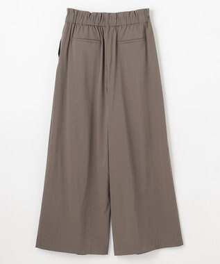 ANY 【新色追加/ウエストゴム】清涼リラックスハイウエストパンツ モカ