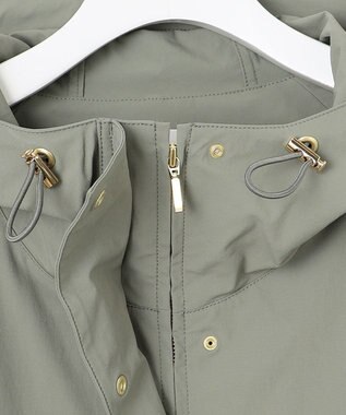 23区 S 【撥水加工】ナイロン2WAYストレッチ フーデットアウター カーキ系