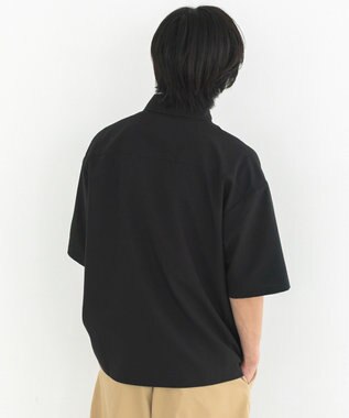 CRAFT STANDARD BOUTIQUE タイ付き半袖シャツ Black