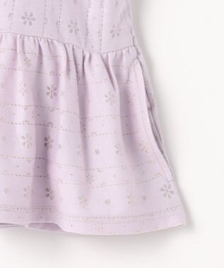 組曲 KIDS 【110-140㎝】 オパールレーシーパーカー ラベンダー