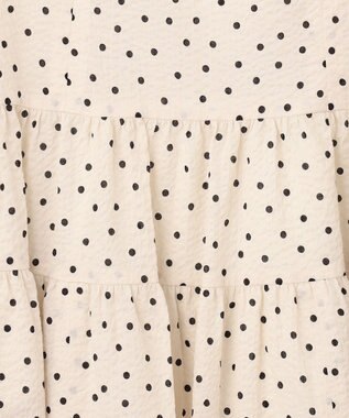 TOCCA 再入荷！【洗える！】VACANCE ドレス ベージュ×ブラックドット系5