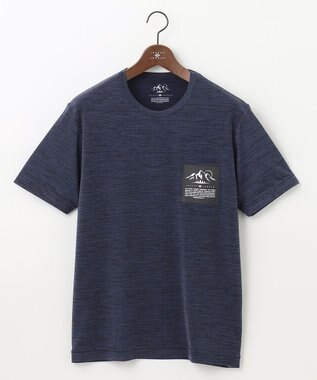 JOSEPH ABBOUD MOUNTAIN 【UNISEX】接触冷感 クールスキンガードＴシャツ ダルブルー系