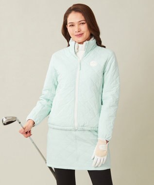 23区GOLF 【WOMEN】中綿ブルゾン スカイブルー系
