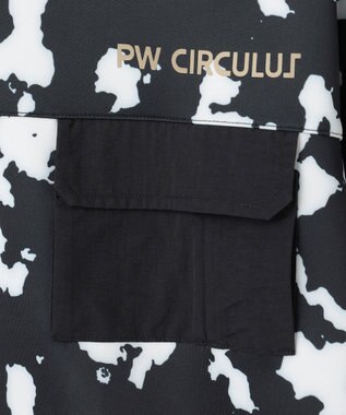 PW CIRCULUS 【ストレッチ / 快適 / 一枚でサマになる】【MEN】NEW  PINTO柄ポケットモックT ブラック系5