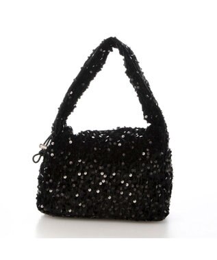 UNBILLION カシュカシュ cachecache / スパンコールドロストワンハンドルバッグ ブラック