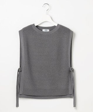 J.PRESS LADIES ニット ベスト ライトグレー系
