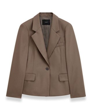 JOSEPH ライトフランネル　シングルブレストジャケット Carob