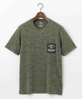 JOSEPH ABBOUD MOUNTAIN 【UNISEX】接触冷感 クールスキンガードＴシャツ カーキ系