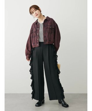 Green Parks ・ＳＵＧＡＲ　ＳＰＯＯＮ　カラーデニムＧジャン Red