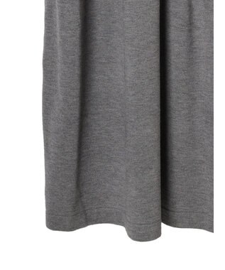 Green Parks ・Ｐｅｔｉｔ　Ｆｌｅｕｒ　フレアニットワンピース Gray Mixture