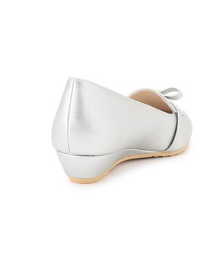 TOCCA 【晴雨兼用】TINY RIBBON  RAIN ROAFER レインパンプス シルバー系