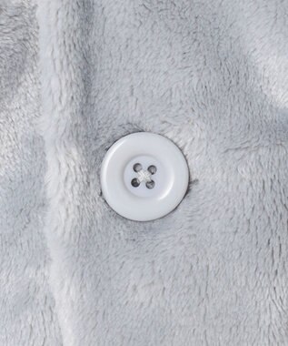 組曲 KIDS 【90㎝】あったかリバーシブルマント グレー