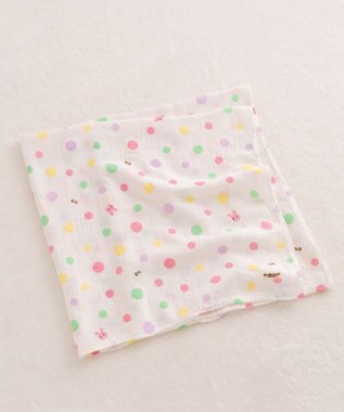 MIKI HOUSE HOT BISCUITS 二重織ガーゼのマルチケット