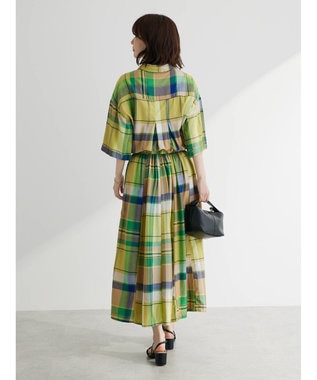 Green Parks Ｉ　襟付きワンピース Check